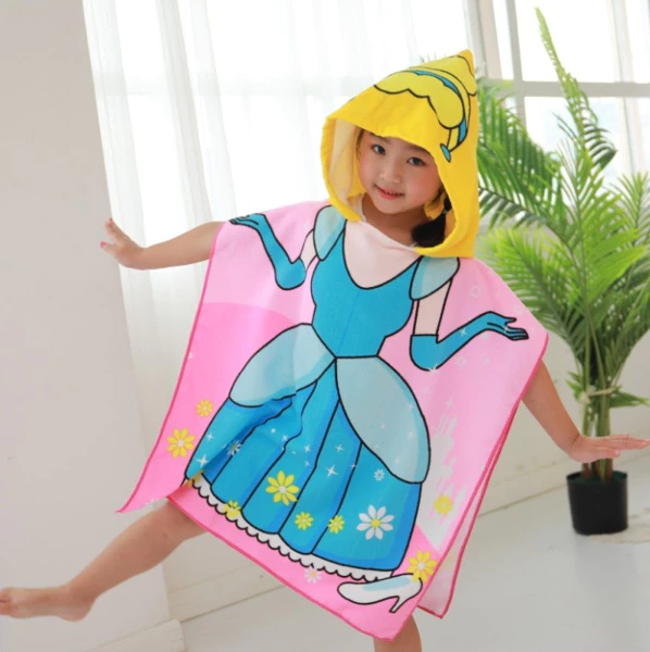 Cape de bain enfants Princess