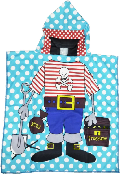 Cape de bain enfants Pirate