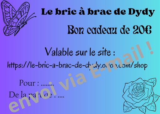 Carte-cadeau 20€